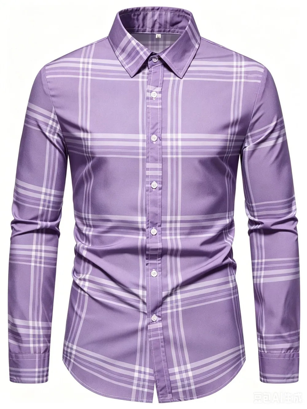 Chemise Homme à Carreaux Imprimés – CLEVI Paris