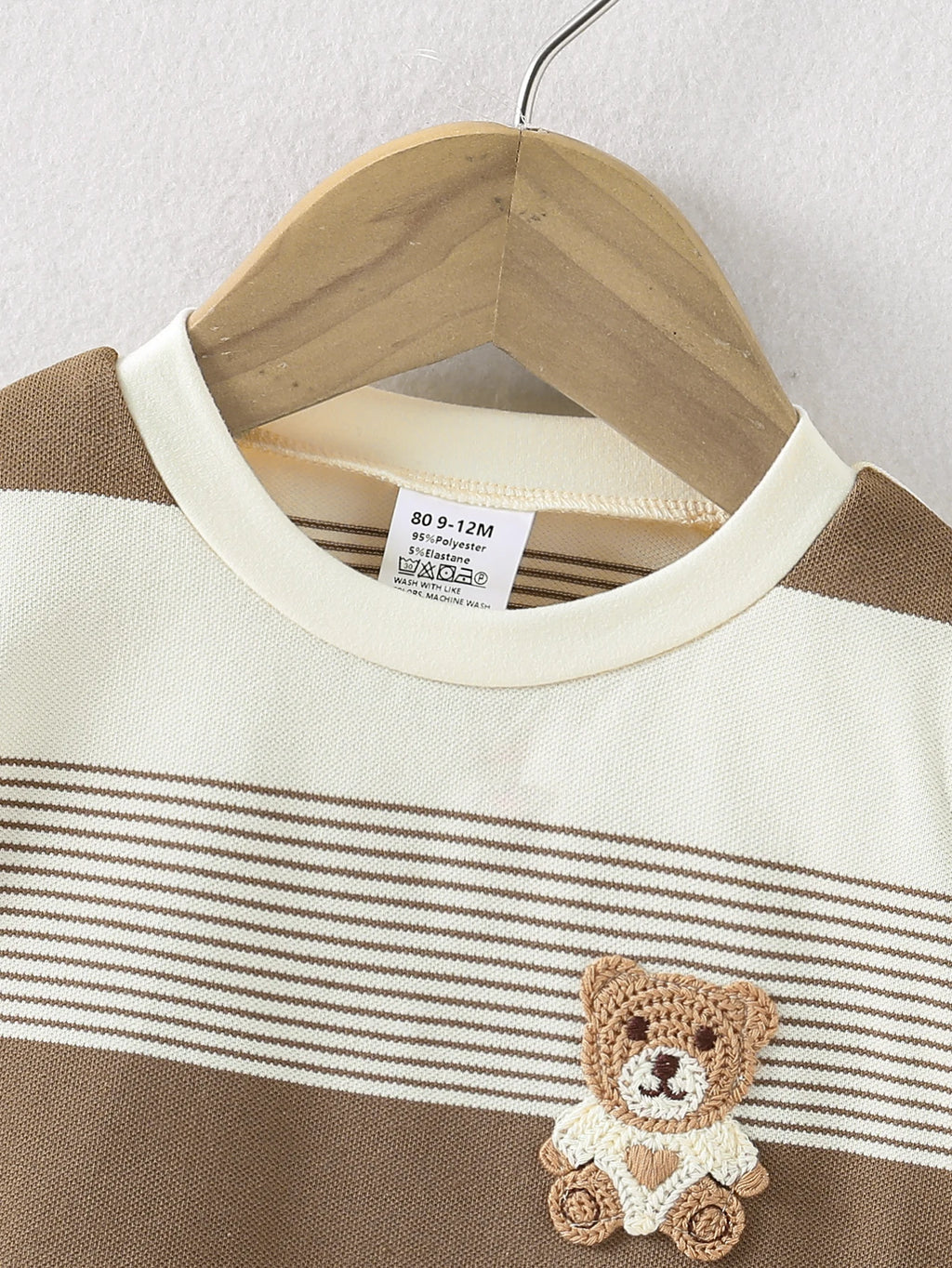 Ensemble bébé rayé T-shirt et short – CLEVI Paris