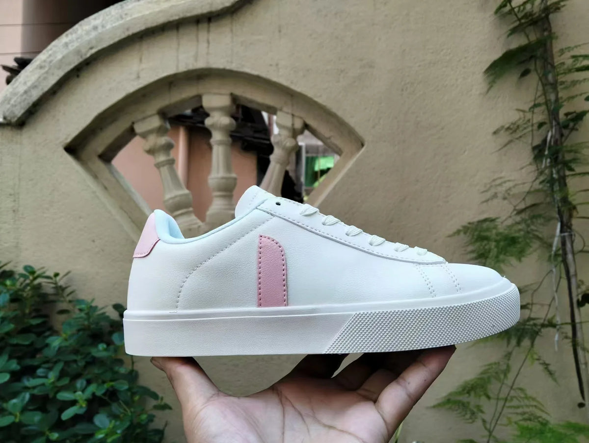 Sneakers unisexes à lacets en simili cuir – CLEVI Paris