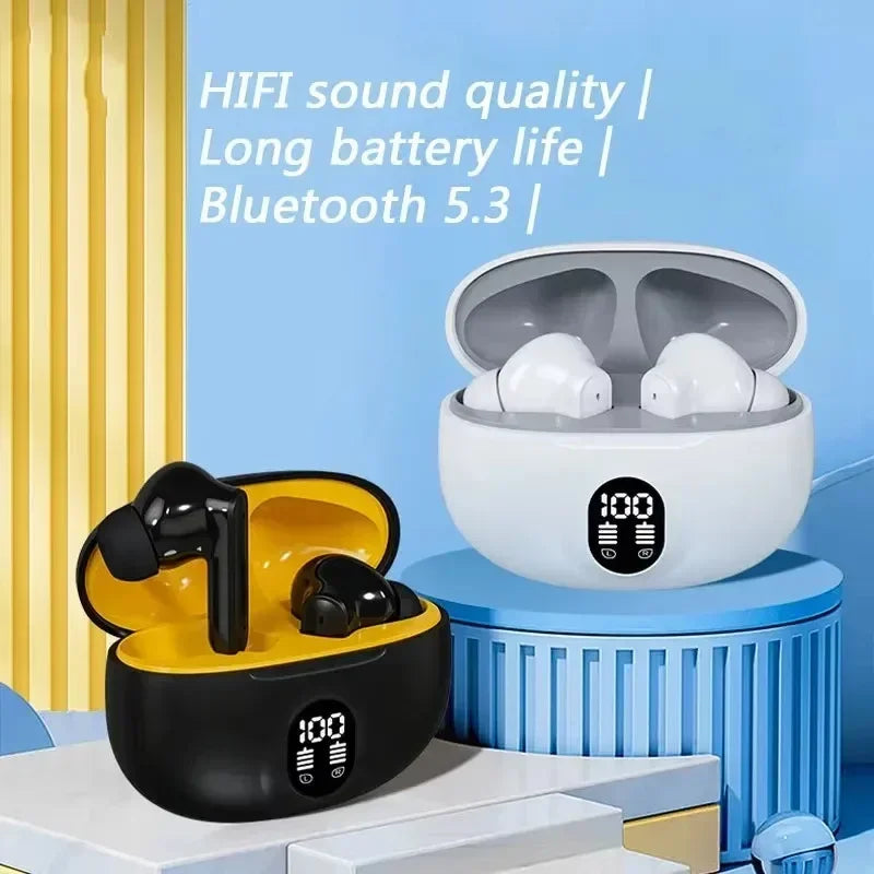 Écouteurs TWS Bluetooth 5.3 ANC NFC HiFi Micro – CLEVI Paris