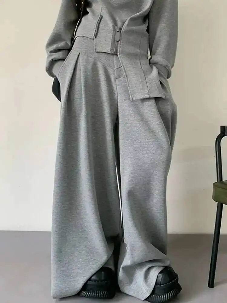 Tenue femme grise : veste, pantalon ou duo – CLEVI Paris