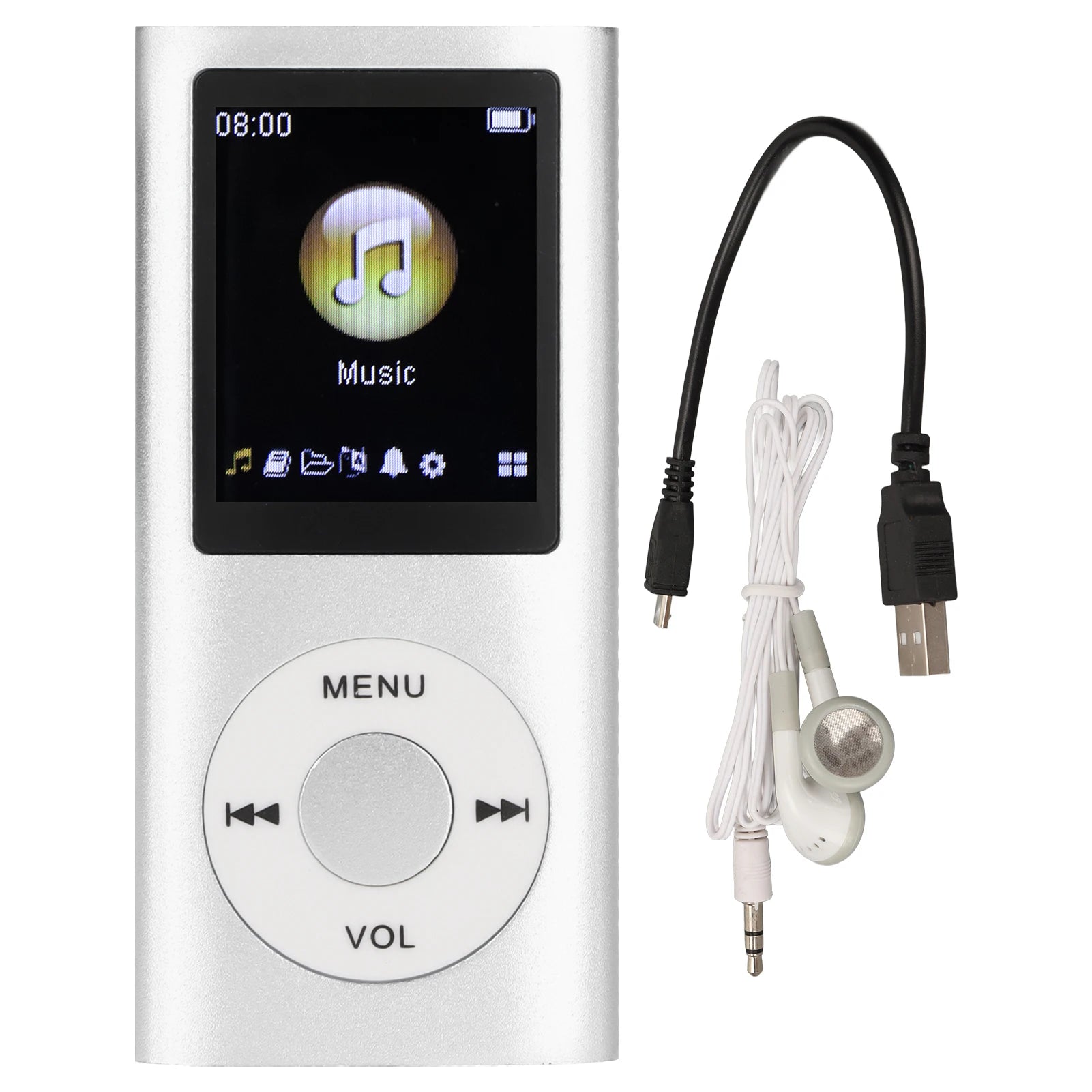 VBESTLIFE Lecteur MP3 Aluminium Bluetooth Écran LCD 1,8" FLAC TF 64Go 8h – CLEVI Paris