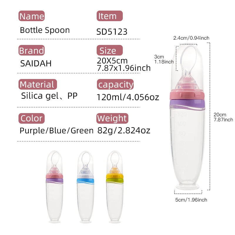 Cuillère avec réservoir bébé 120 ml – CLEVI Paris