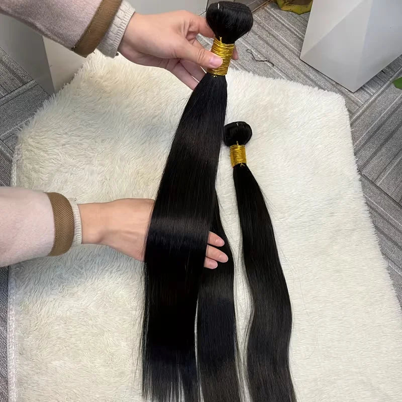 Extensions Bone Straight Virgin Hair Burmese Noir Naturel – CLEVI Paris