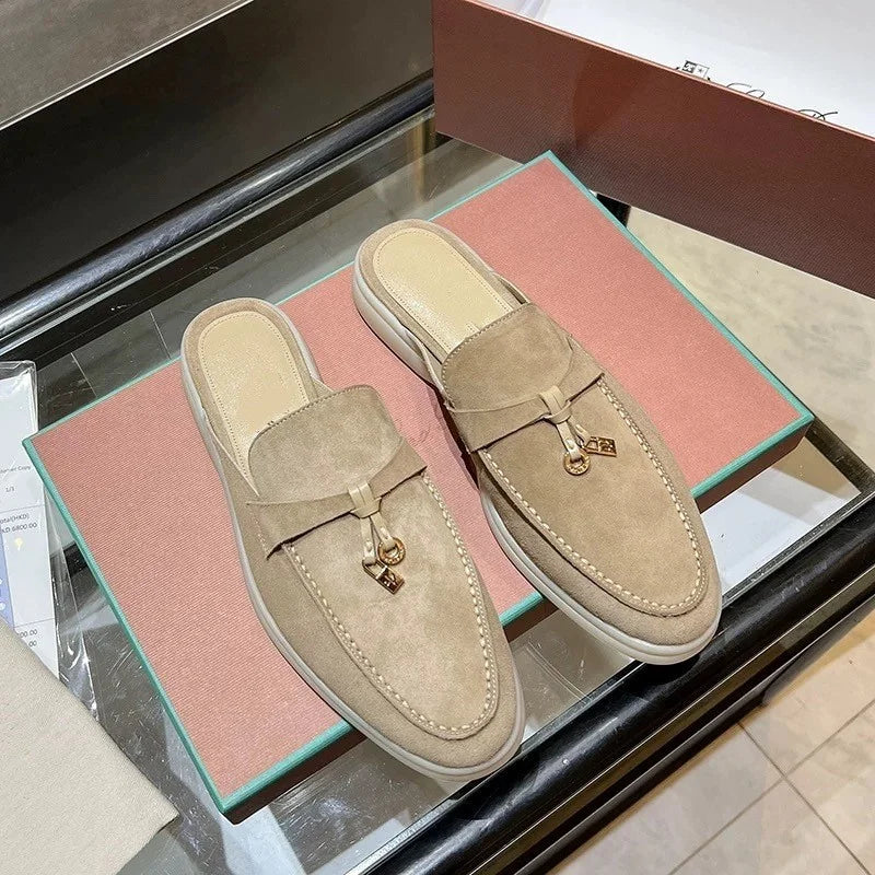 Mocassins Femme Cuir Véritable Loafers Confort Slip-On Casual EU 35-47 – CLEVI Paris