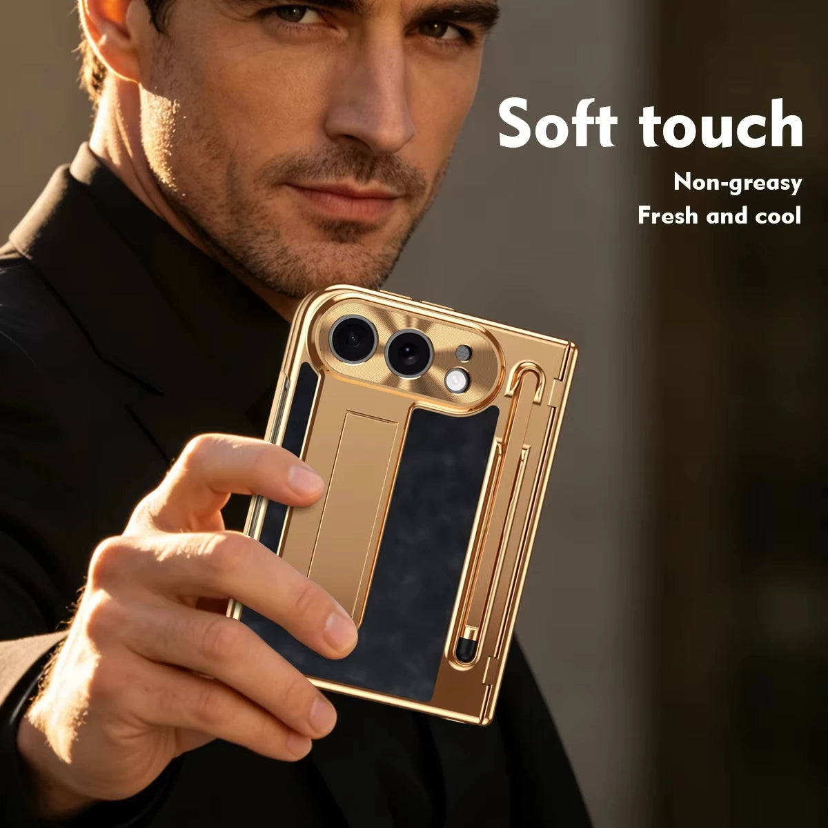 Coque iPhone Duo avec support et stylet – CLEVI Paris