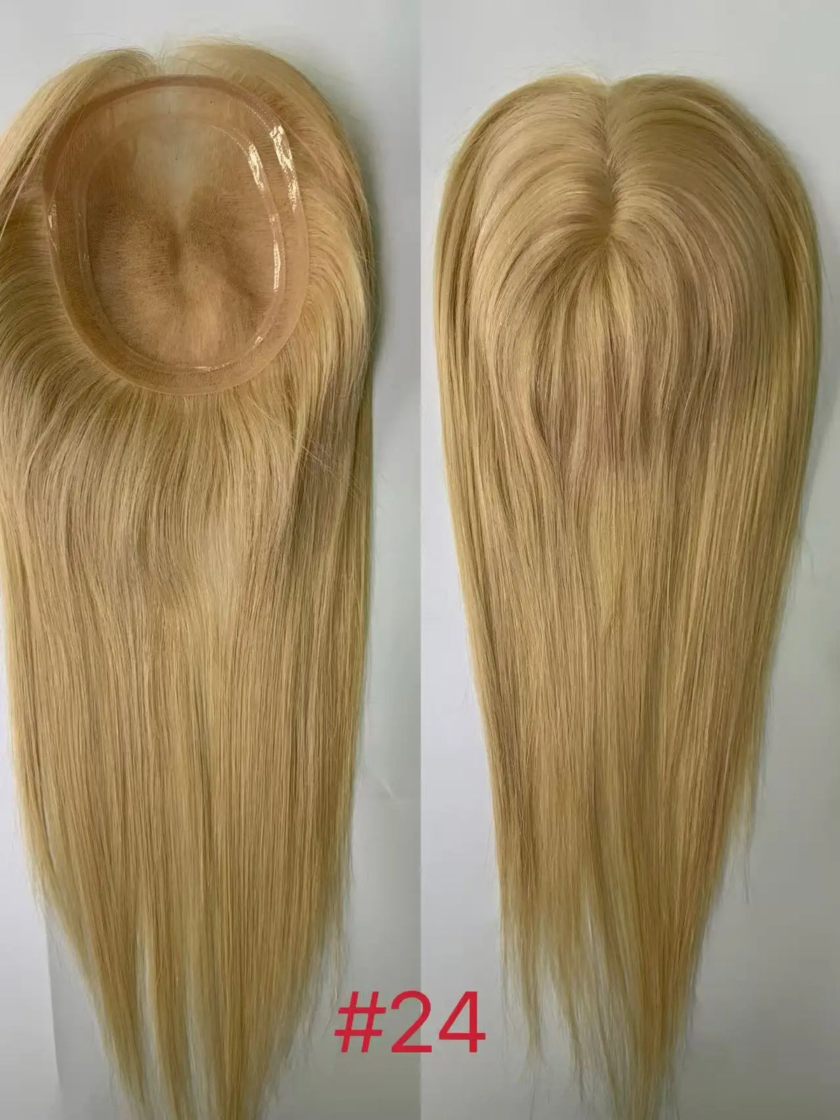 Topper Capillaire Mono Lace 5,5x6,5 Pouces – Cheveux Humains Virgin Hair – CLEVI Paris