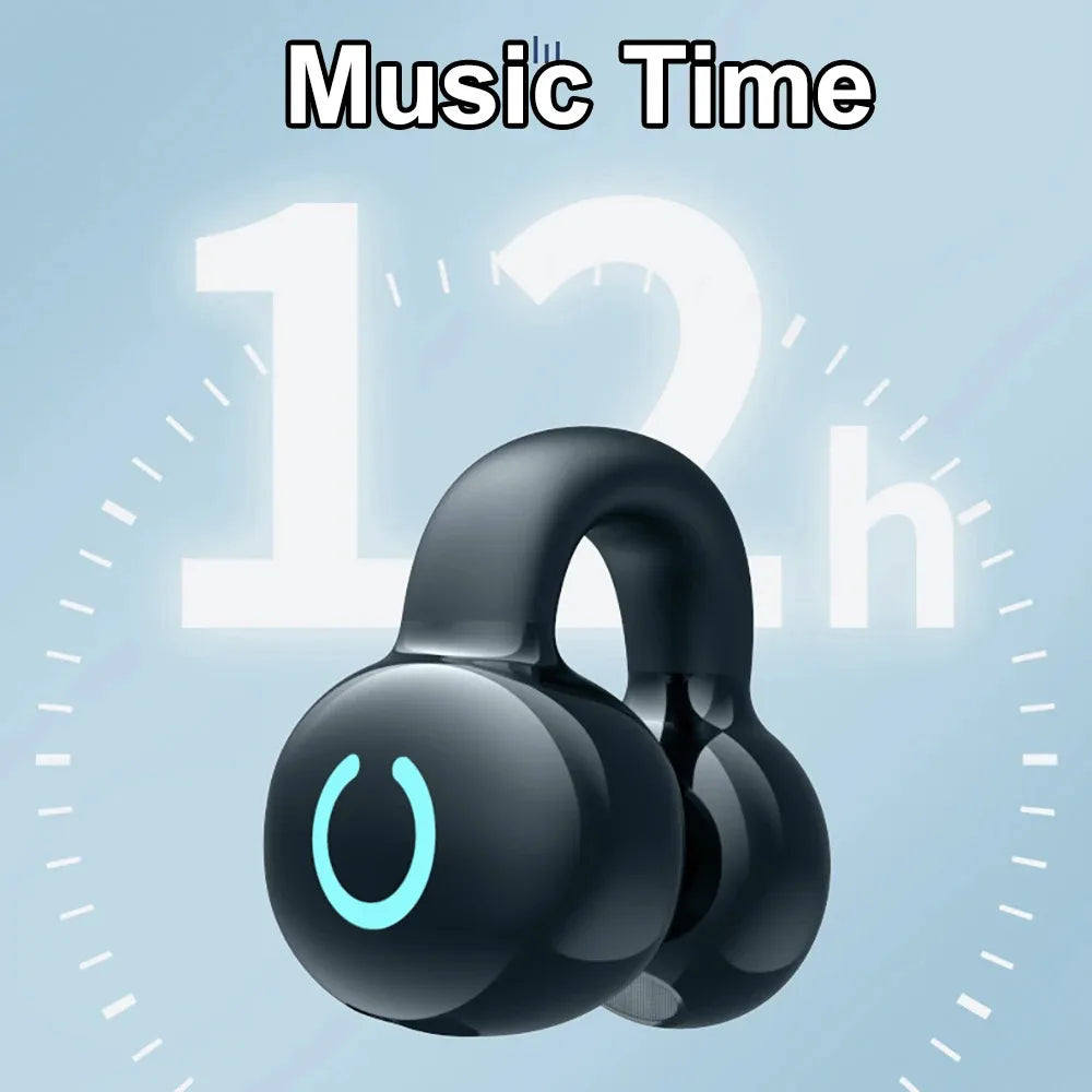Écouteur Mono Clip-Ear Bluetooth 5.3 Sport HiFi – CLEVI Paris