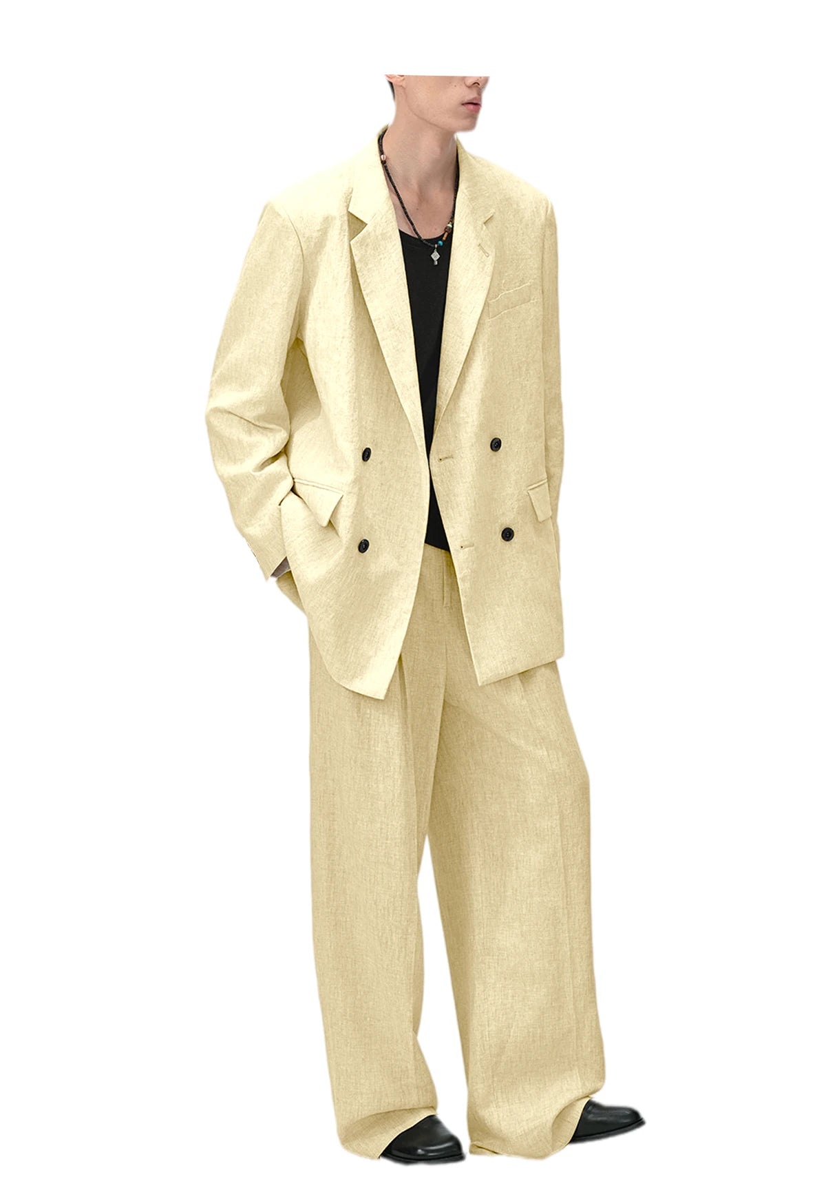 Costume homme en lin 2 pièces – CLEVI Paris