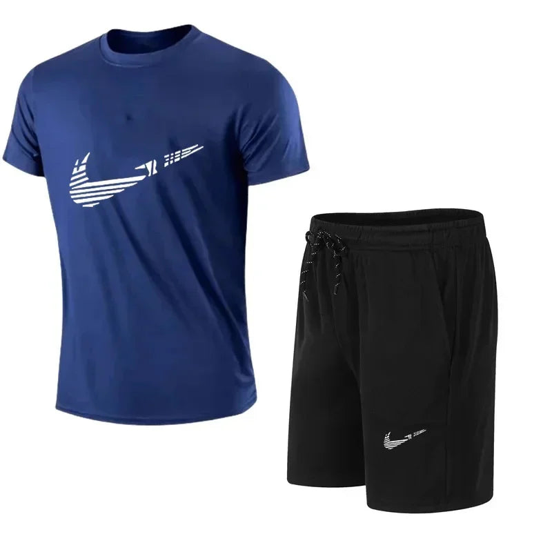 Ensemble homme T-shirt et short imprimé – CLEVI Paris