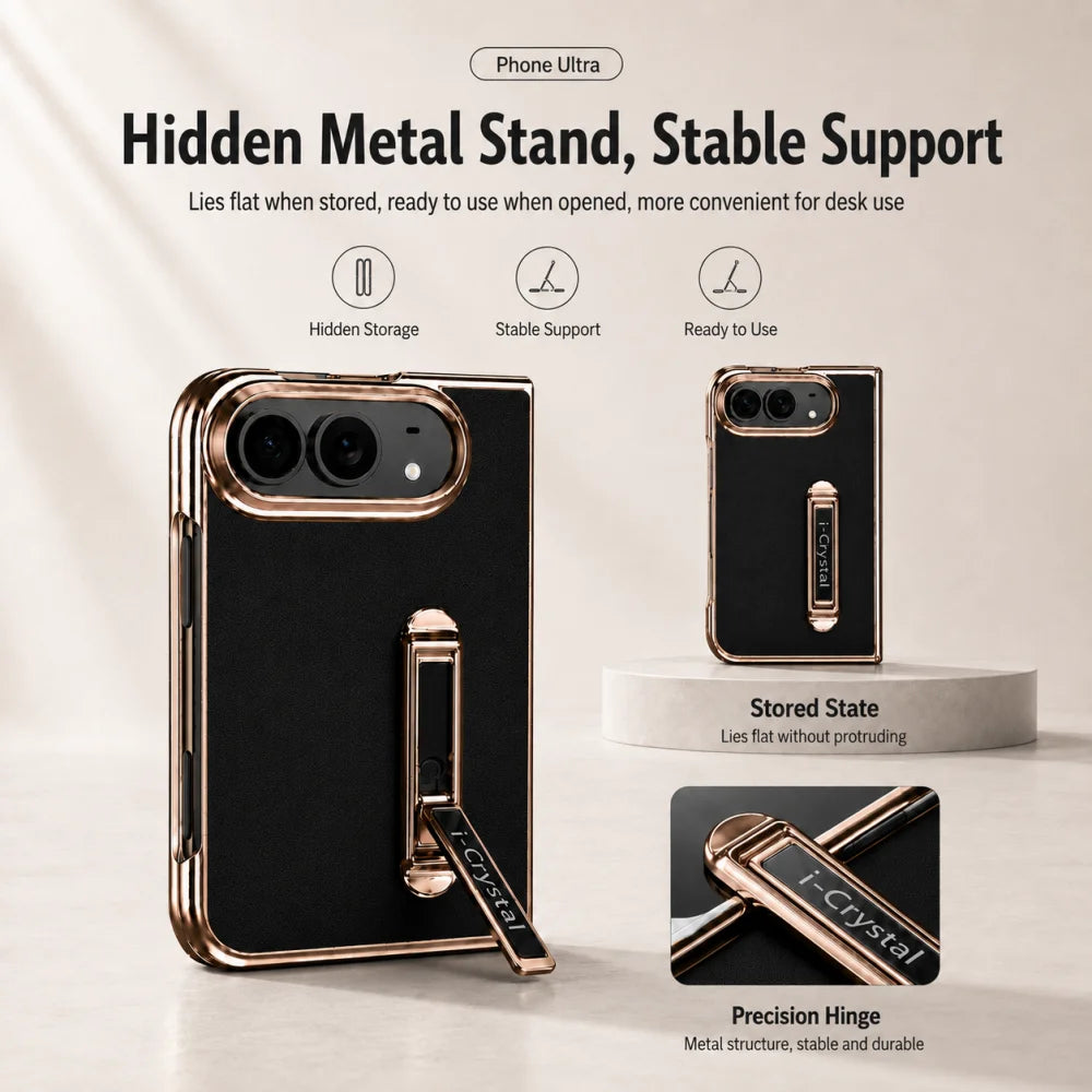 Étui iPhone Duo à cadre métallique plaqué – CLEVI Paris