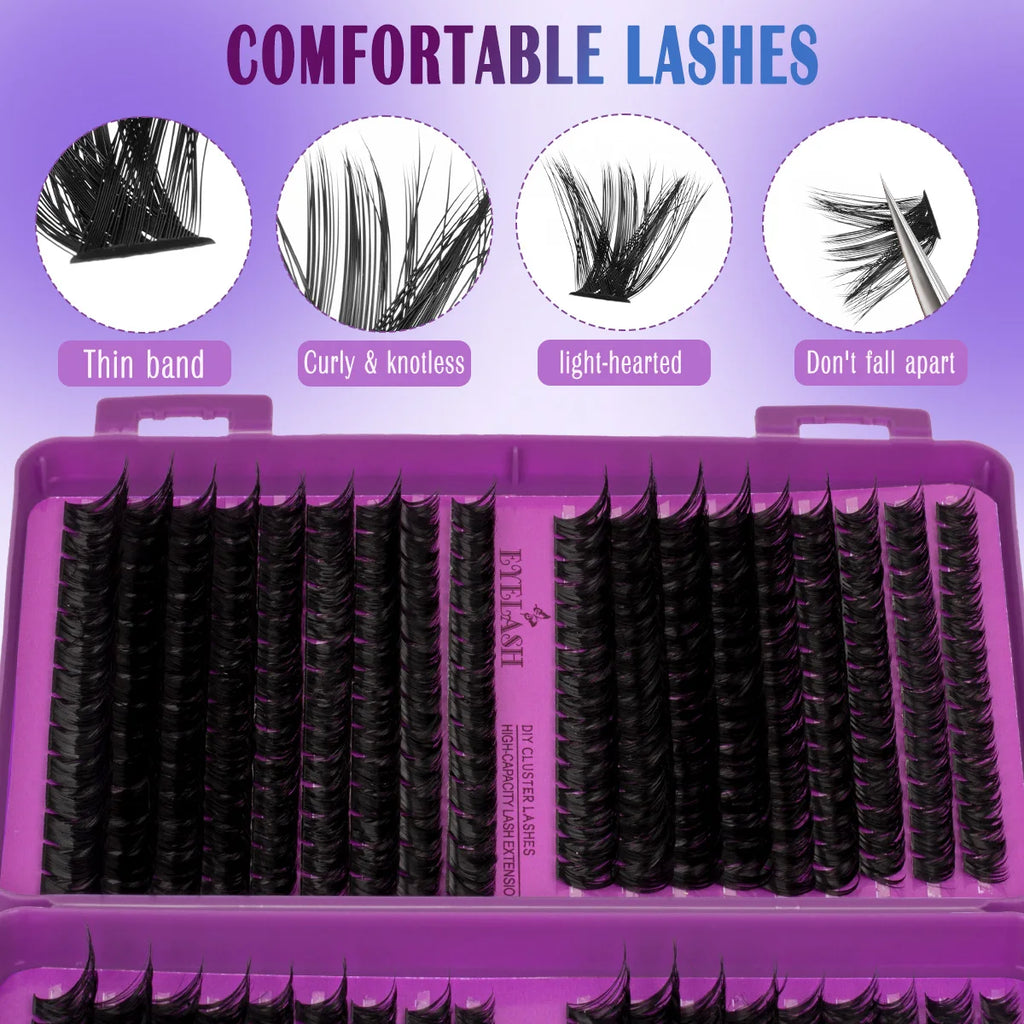 Kit de cils en grappes DIY ISEEN – CLEVI Paris