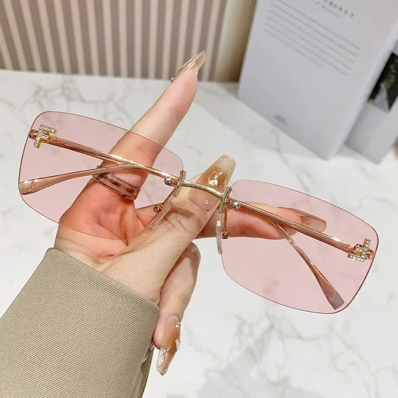 Lunettes de soleil femme QVQV sans monture – CLEVI Paris