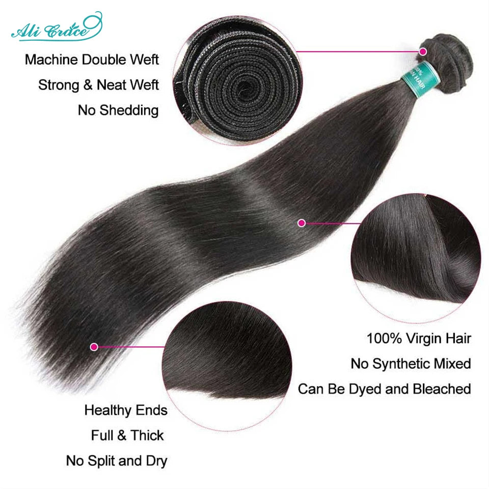 Extensions Brésiliennes Lisses Remy Hair 100% Naturel – CLEVI Paris