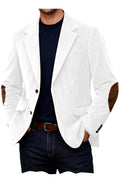 Blazer homme en velours côtelé à coudières – CLEVI Paris