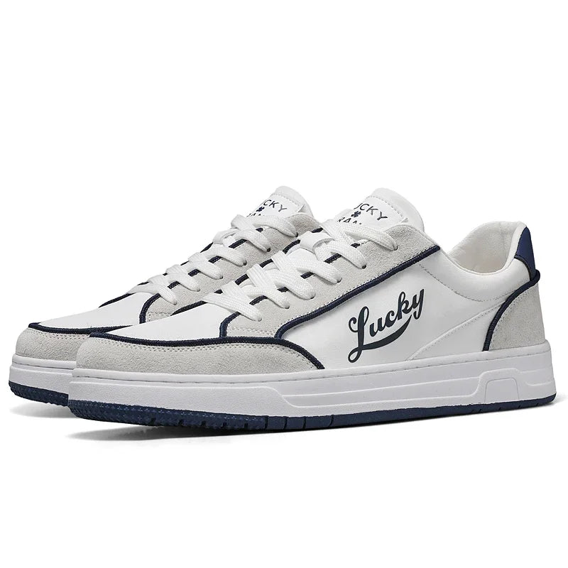 Sneakers Running Homme Cuir Véritable Léger Lacets Sport Outdoor EU 39-44 – CLEVI Paris