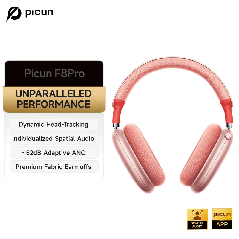 Casque ANC Picun F8 Pro Bluetooth 5.4 – CLEVI Paris