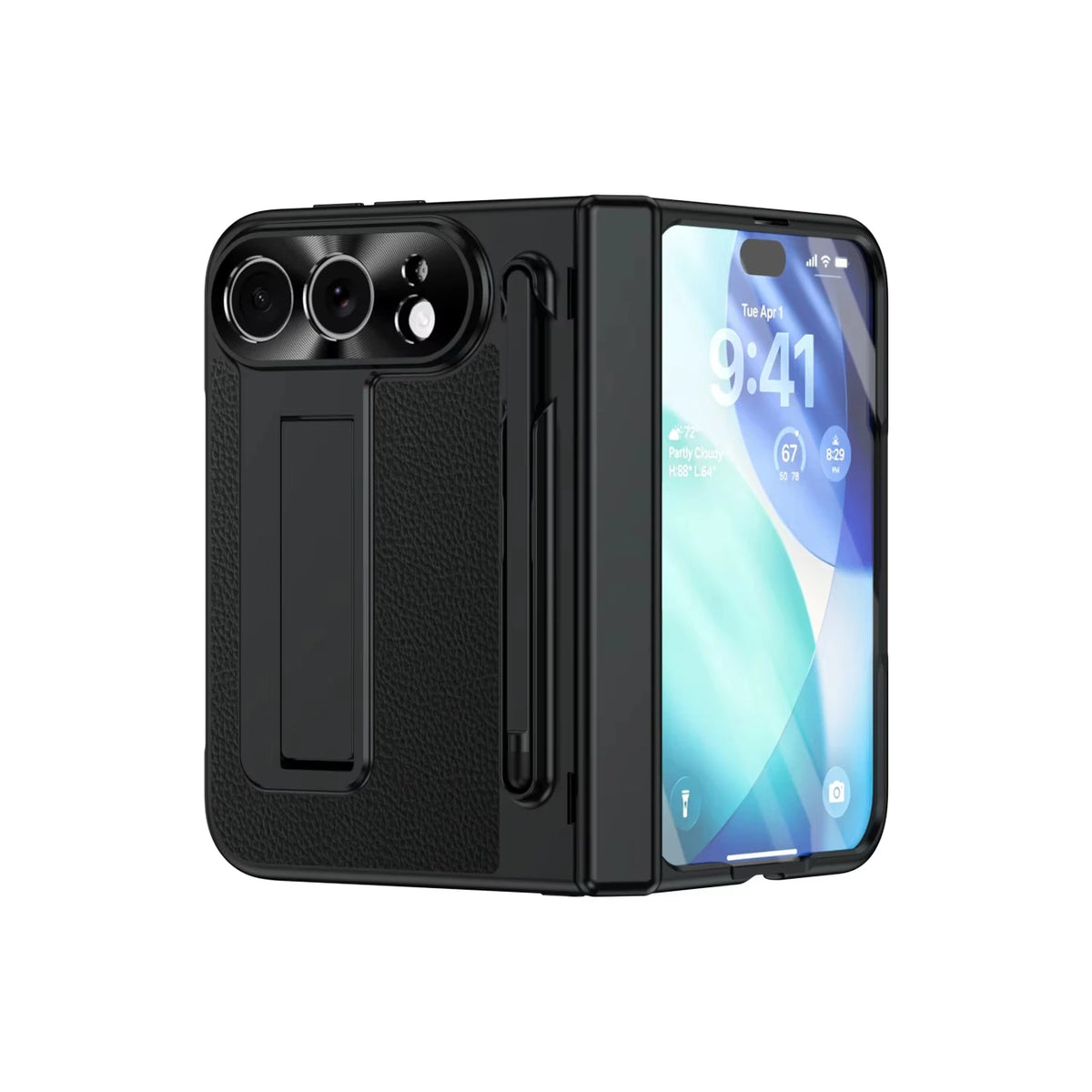 Coque iPhone Duo avec support et stylet – CLEVI Paris