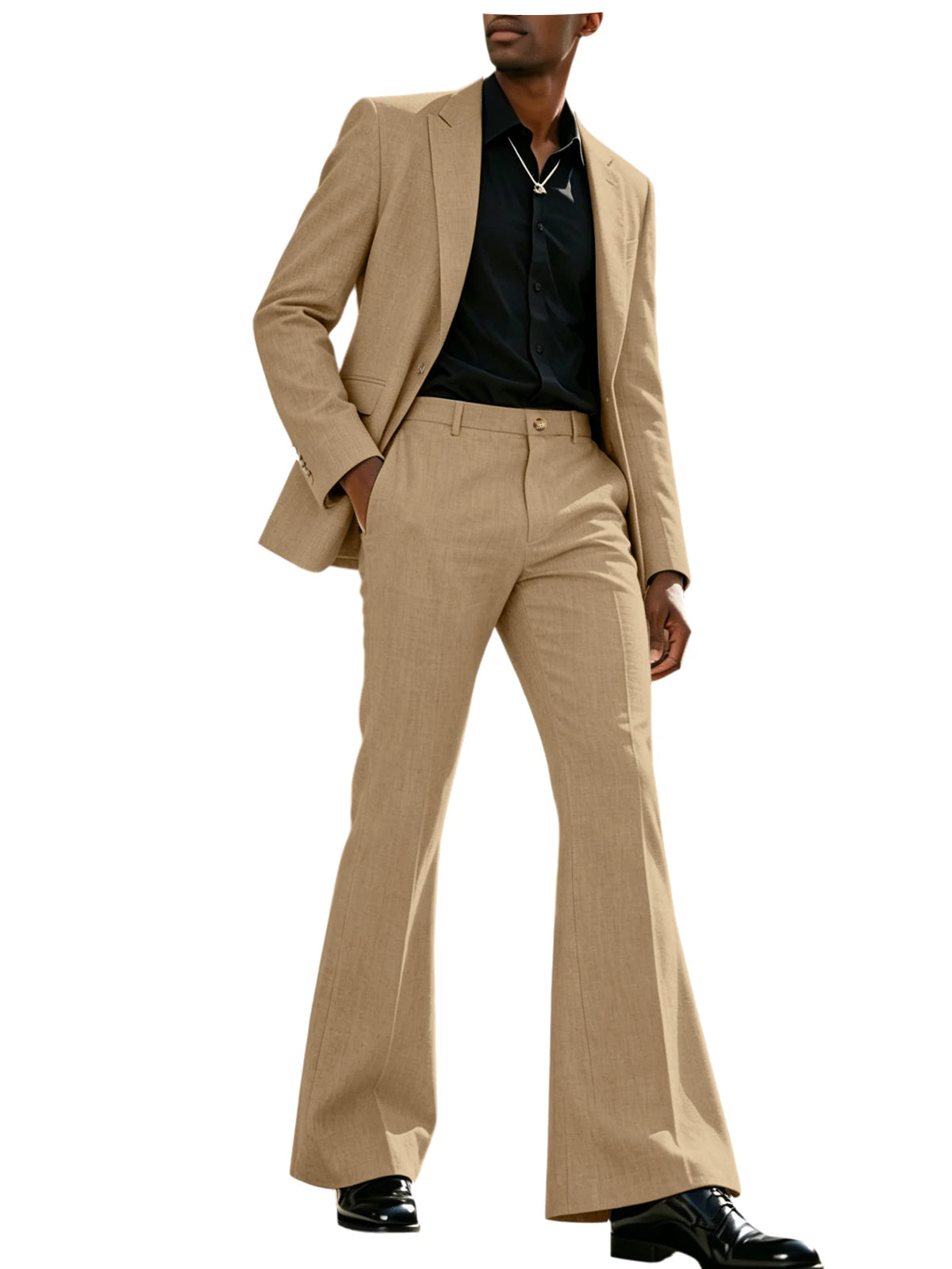 Costume Homme Lin Évasé 2 Pièces – CLEVI Paris