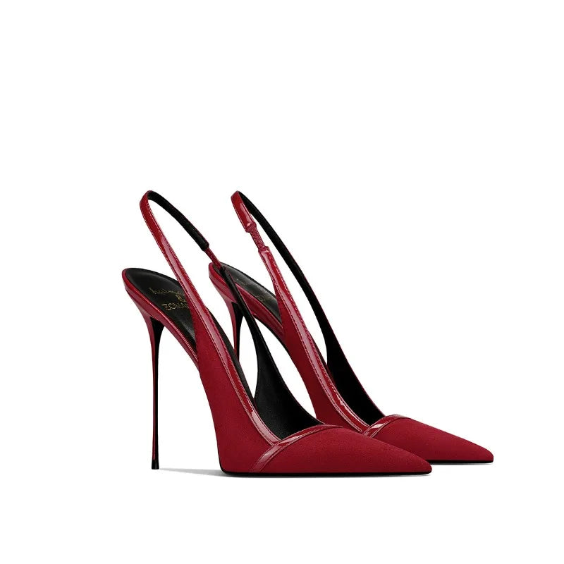 Escarpins slingback à bout pointu – CLEVI Paris