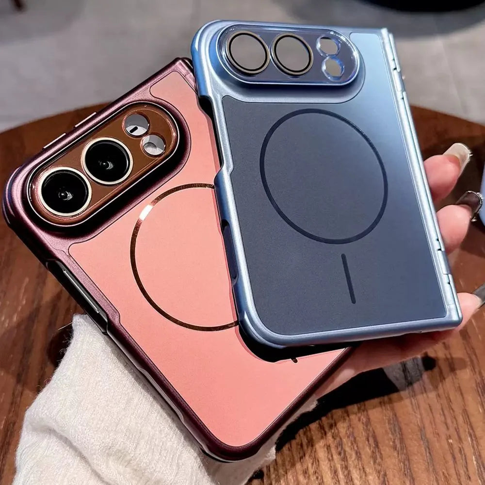 Coque iPhone Duo mate MagSafe et charnière – CLEVI Paris