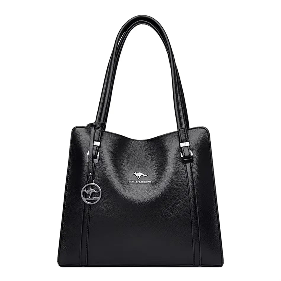 Sac Croisé Cuir Véritable Motif Alligator 3 Poches – CLEVI Paris