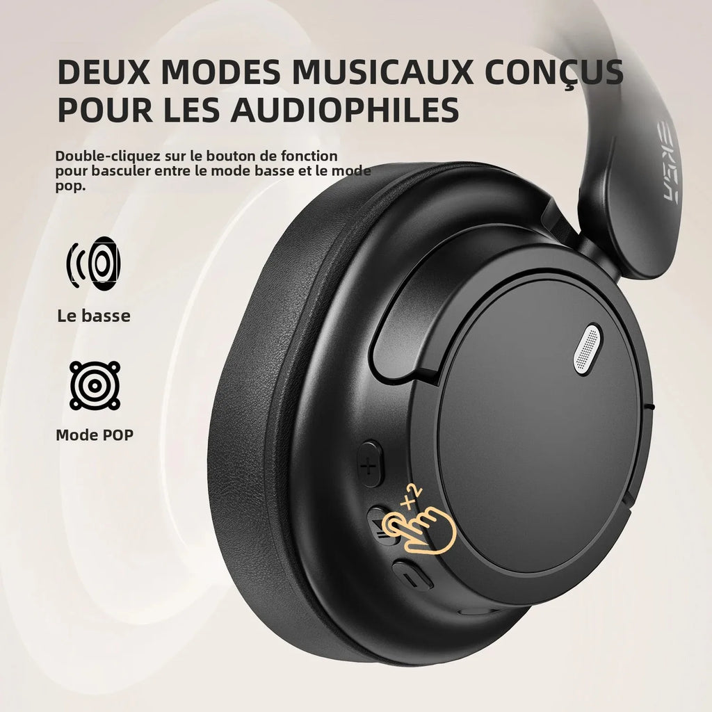 Casque Bluetooth Oneodio EKSA V16 90H HiFi – CLEVI Paris