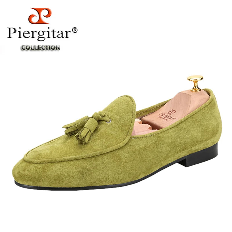 Mocassins Homme Daim à Pompons – CLEVI Paris