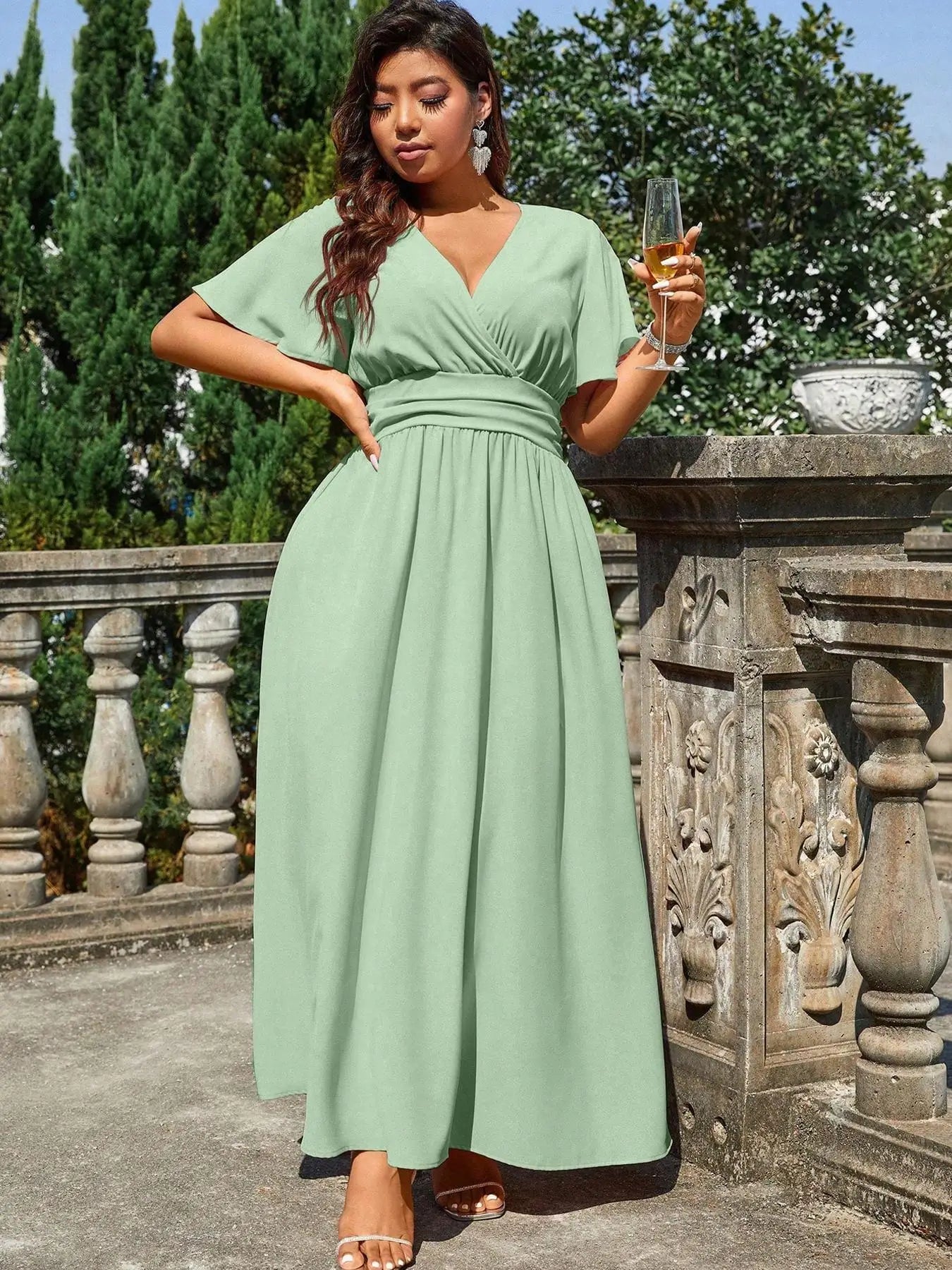 Robe Femme Grande Taille Casual Coupe Loose Toutes Saisons – CLEVI Paris