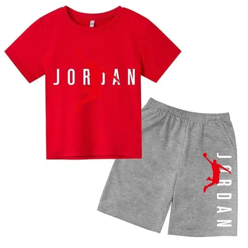 Ensemble enfant T-shirt et short en coton – CLEVI Paris
