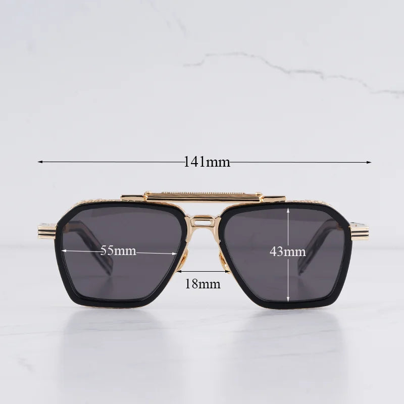 Lunettes homme Homotati pilote double pont – CLEVI Paris