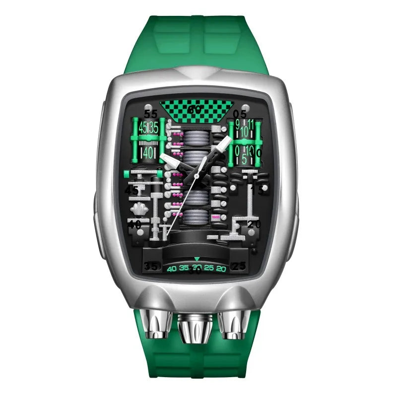 Montre STARPERISH W01 style futuriste – CLEVI Paris