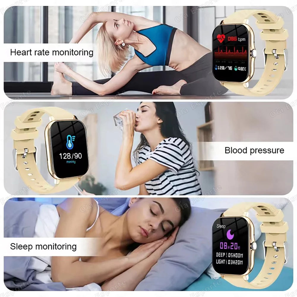 Montre connectée écran 1,83″ Bluetooth – CLEVI Paris