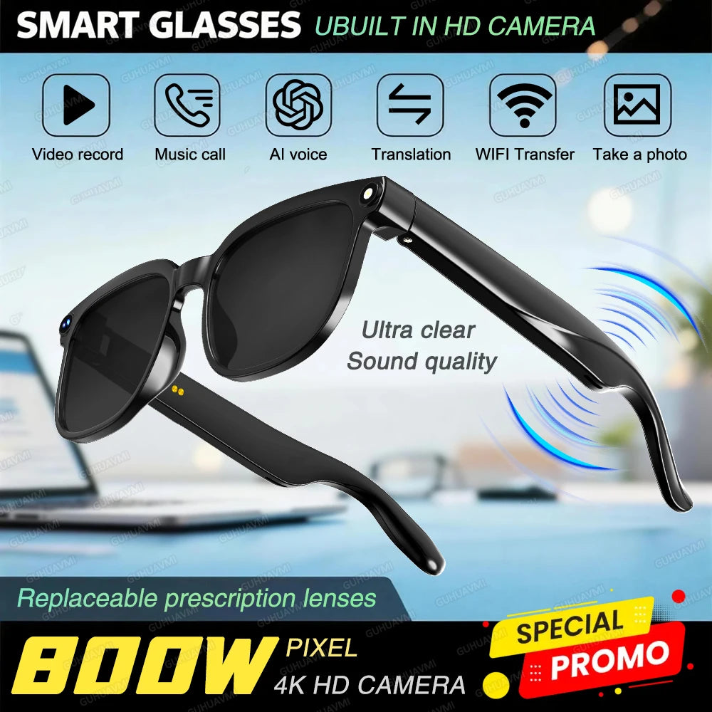 Lunettes connectées M02S vidéo 1080p – CLEVI Paris
