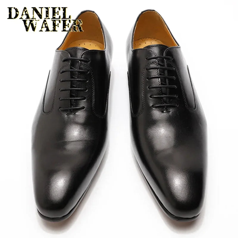 Chaussures Oxford homme en cuir véritable – CLEVI Paris