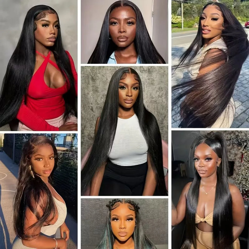 Extensions Lisses Straight Remy Hair Brésilien Double Weft – CLEVI Paris