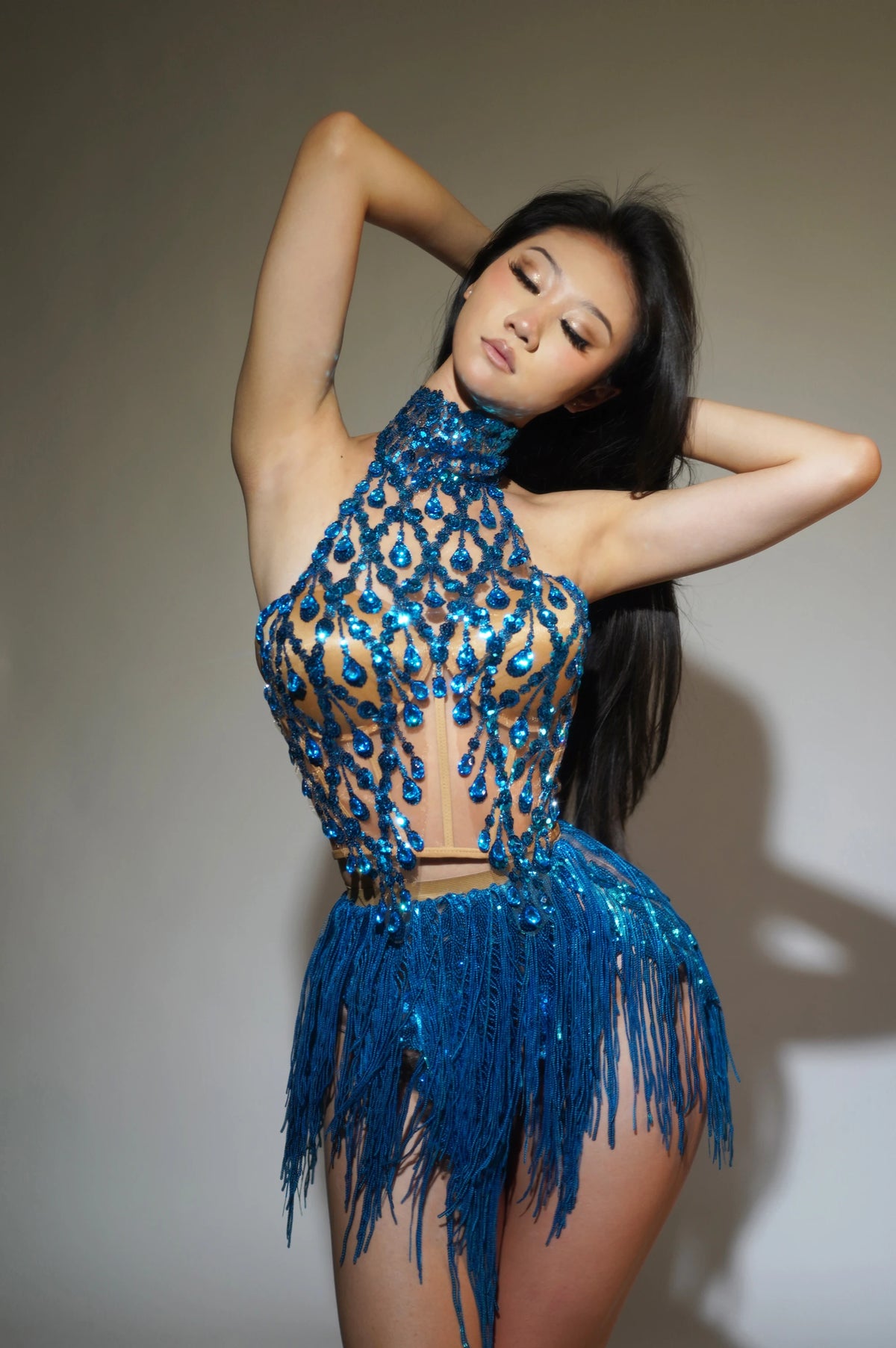 Tenue de danse jazz et pom-pom girl femme – CLEVI Paris