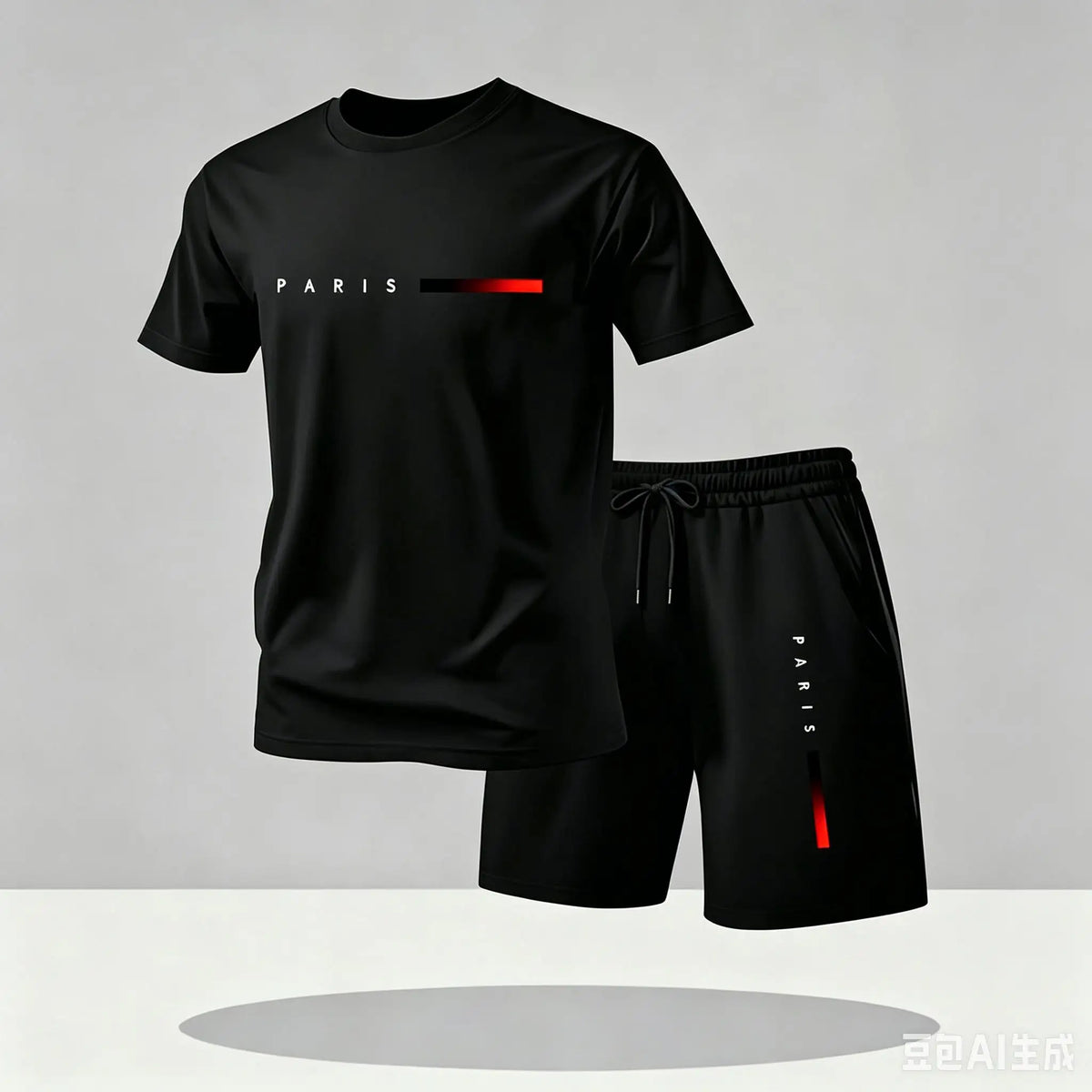 Ensemble homme t-shirt et short en maille – CLEVI Paris
