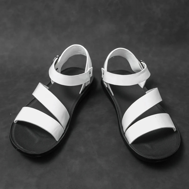 Sandales Unisexe Cuir PU Style Britannique Plage Été – CLEVI Paris