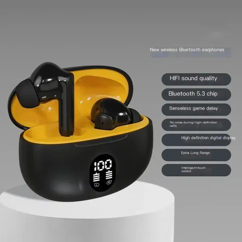 Écouteurs TWS 895B Bluetooth 5.3 ANC NFC HiFi Gaming – CLEVI Paris