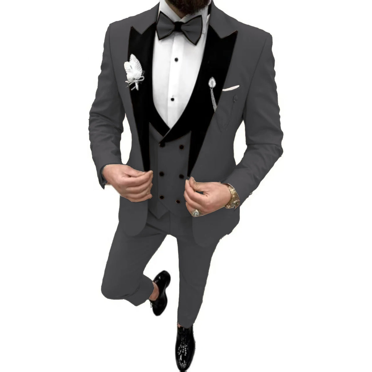 Costume 3 pièces homme velours – CLEVI Paris