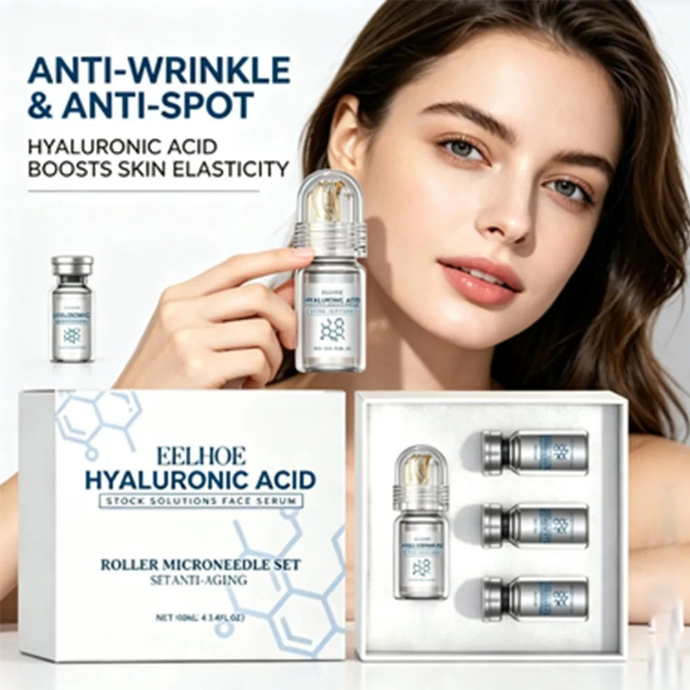 Kit Sérum Micro-Aiguilles 0,25mm Jaysuing – Niacinamide & Collagène Anti-Rides – CLEVI Paris