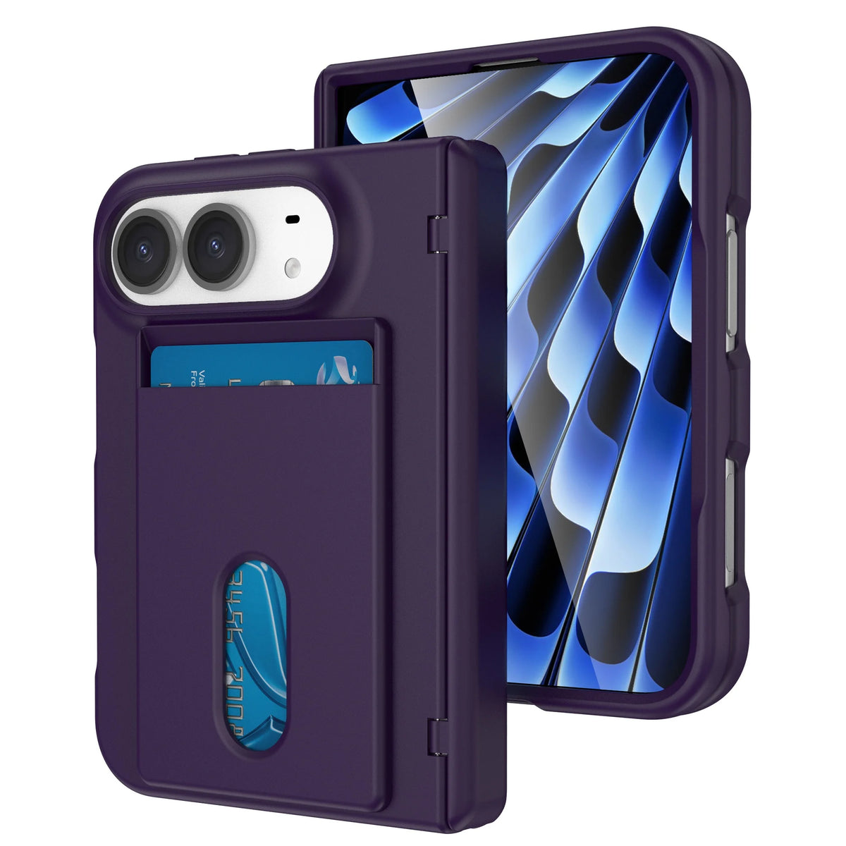 Étui iPhone Duo porte-cartes à charnière – CLEVI Paris