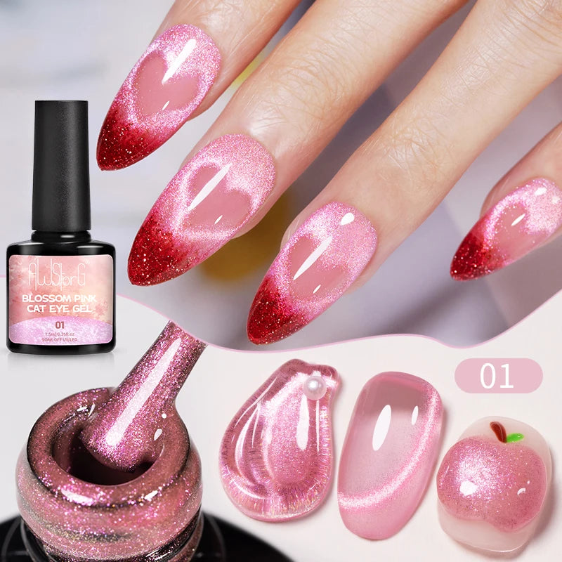 Vernis Gel UV Cat Eye AWStorG 7,5ml Semi-Permanent – CLEVI Paris