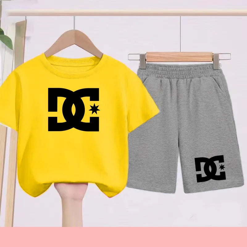 Ensemble enfant imprimé haut et short – CLEVI Paris