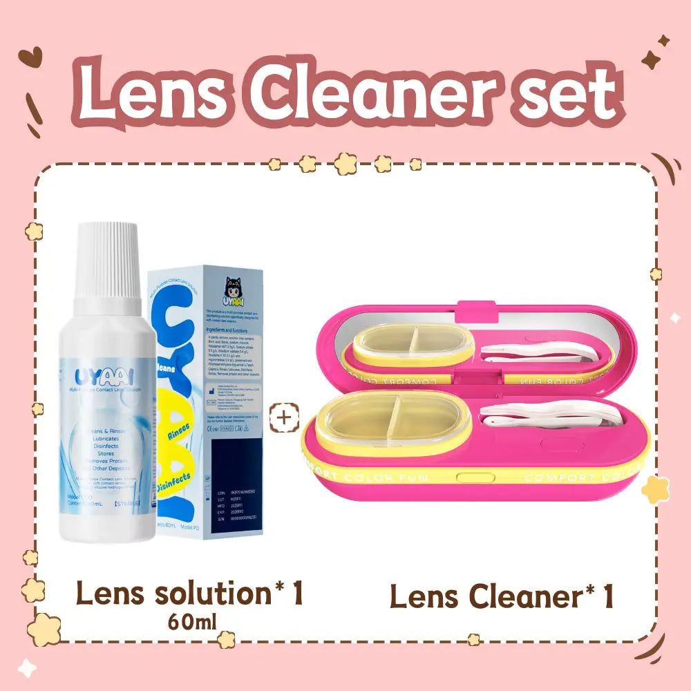 Kit Entretien Lentilles de Contact | Nettoyant, Solution & Accessoires