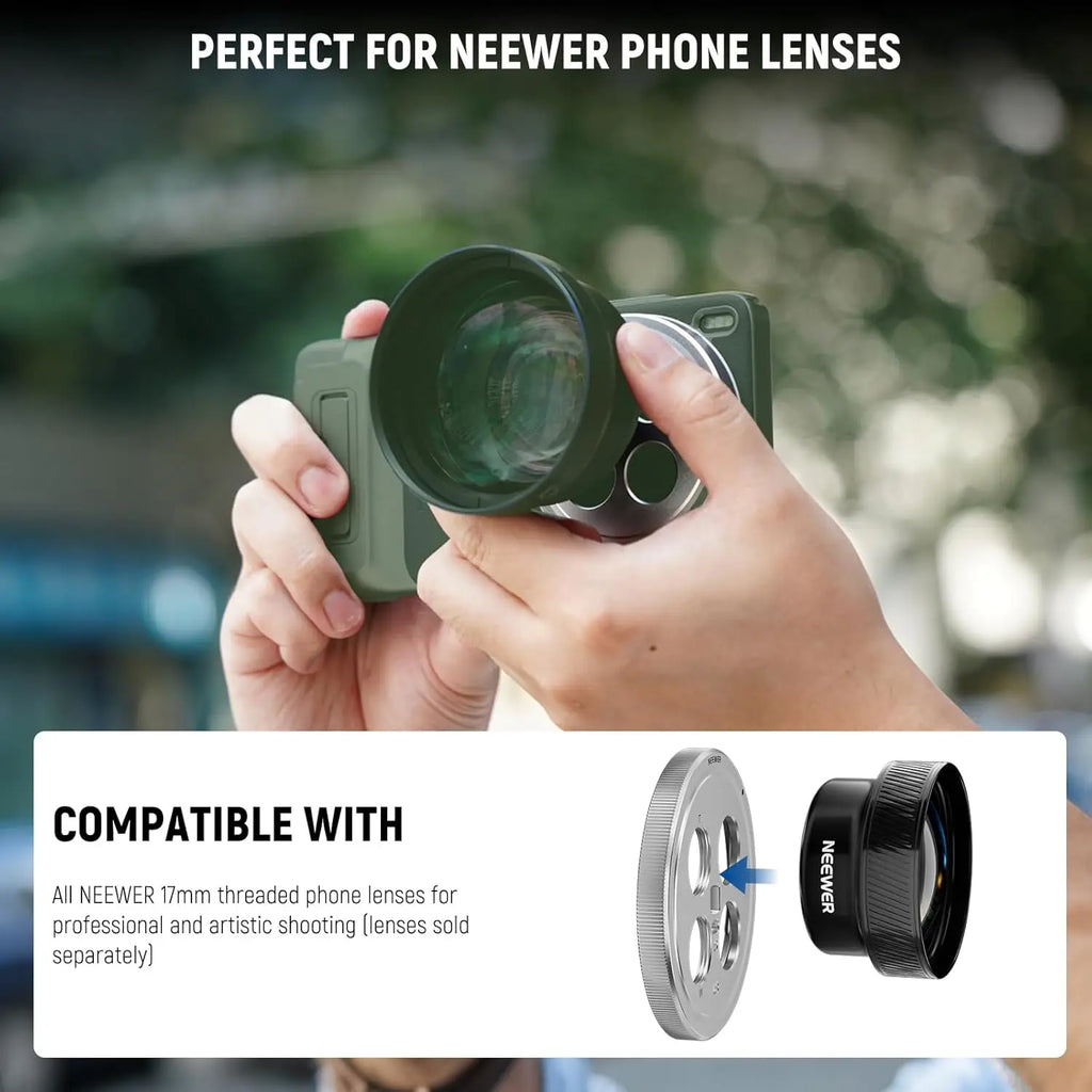 Plaque NEEWER PA112 17 mm pour VIVO X200 Ultra – CLEVI Paris