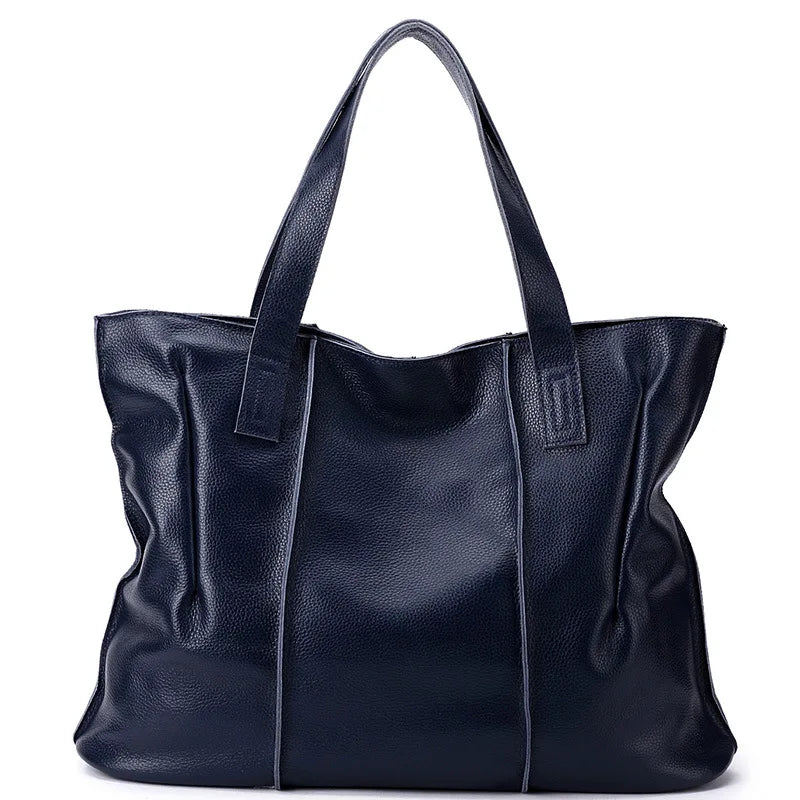 Grand sac cabas femme en cuir – CLEVI Paris