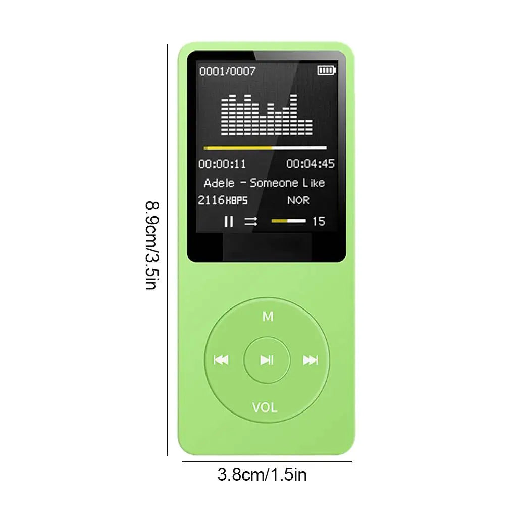 DIXSG Lecteur MP3 Bluetooth Écran 1,8" TF 64Go FM Enregistreur Sport – CLEVI Paris