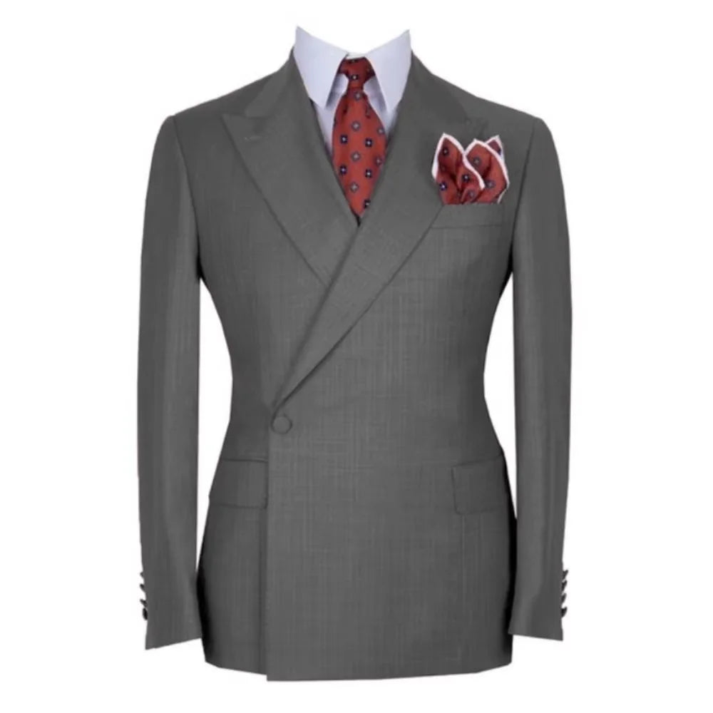 Costume homme 2 pièces à revers pointus – CLEVI Paris
